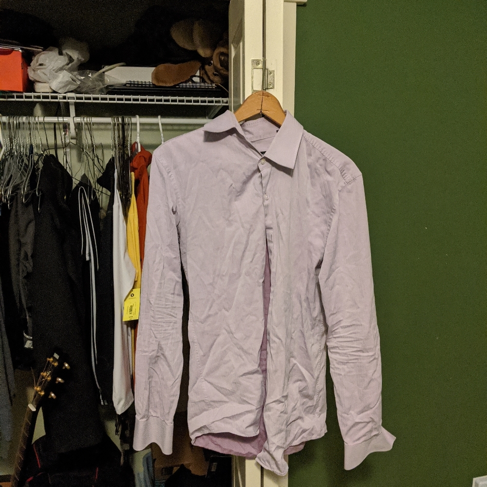 Hugo Boss Pink Dress Shirt
